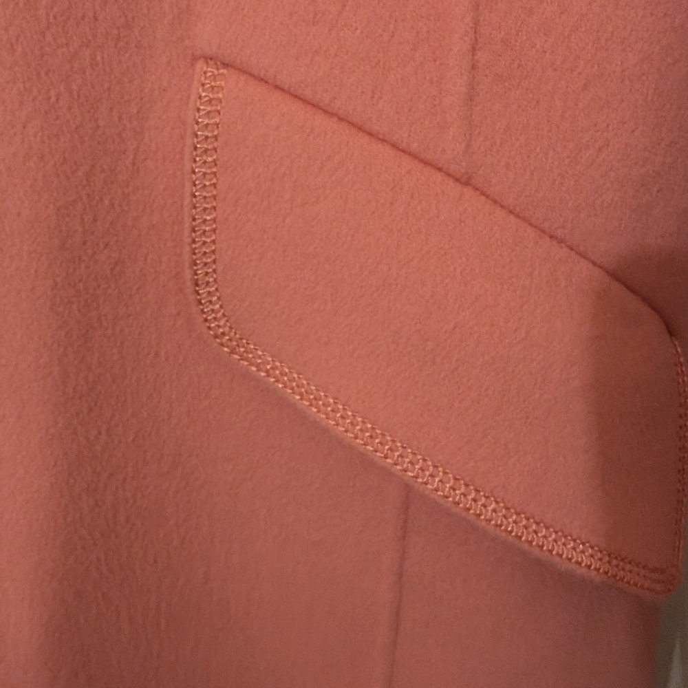 Ellen Tracy Coral Wool Blend Tie Coat Size S - Picture 3 of 10